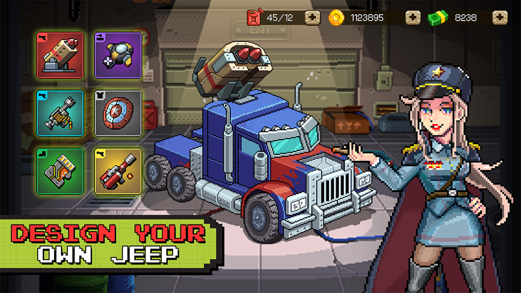 Jackal Army: Retro Shooting - Image screenshot of android app