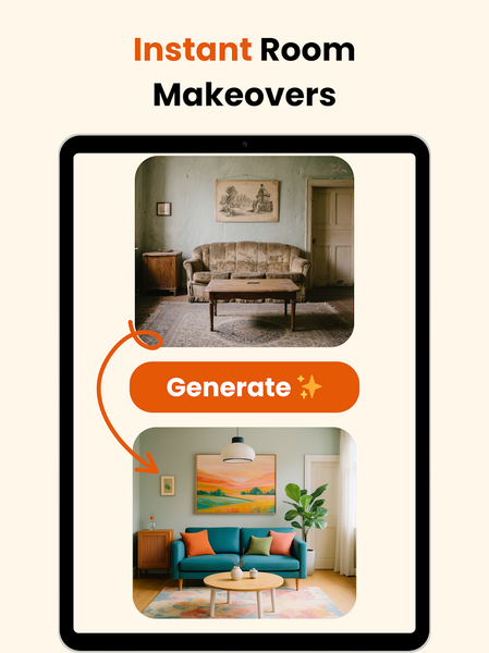Decor AI: AI Interior Design - عکس برنامه موبایلی اندروید