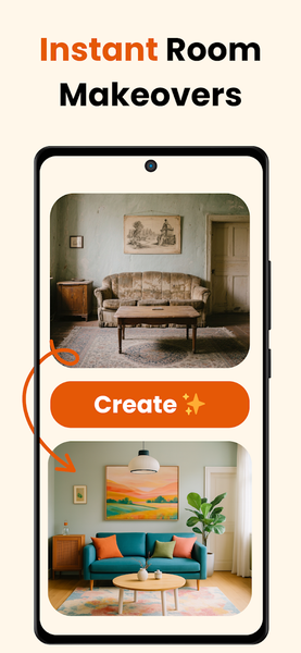 Decor AI: AI Interior Design - عکس برنامه موبایلی اندروید
