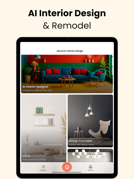 Decor AI: AI Interior Design - عکس برنامه موبایلی اندروید