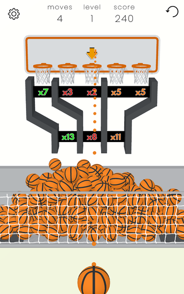 Dunk and Clone - Gameplay image of android game