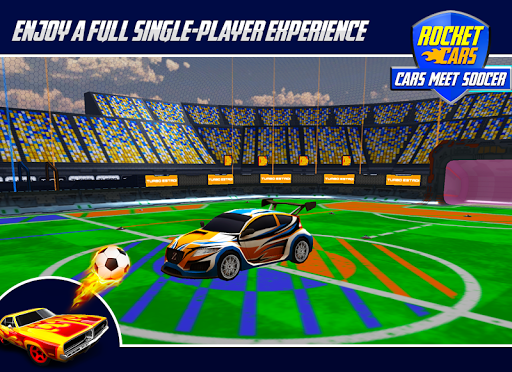 Rocket Car Soccer : Drive & Football - عکس بازی موبایلی اندروید