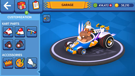 Starlit On Wheels: Super Kart - عکس بازی موبایلی اندروید