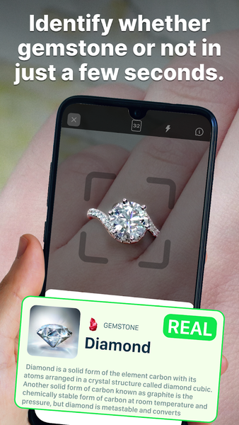 Rock identifier: Stone Scanner - Image screenshot of android app