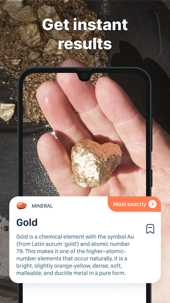 Rock identifier: Stone Scanner - Image screenshot of android app