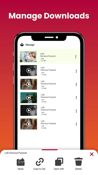 HD Video Downloader All Format - عکس برنامه موبایلی اندروید