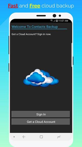 Contacts Backup - Image screenshot of android app