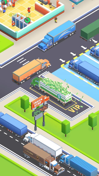 Travel Center Tycoon - Gameplay image of android game