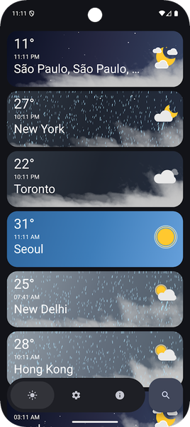 Weather You - عکس برنامه موبایلی اندروید