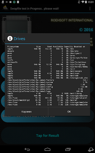 MemoryInfo & Swapfile Check - Image screenshot of android app
