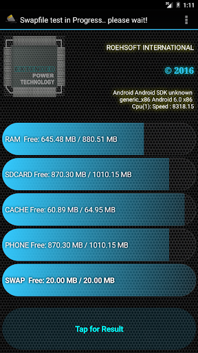 MemoryInfo & Swapfile Check - Image screenshot of android app
