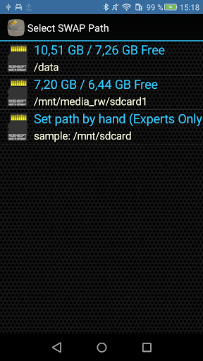 MemoryInfo & Swapfile Check - Image screenshot of android app