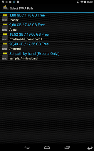 MemoryInfo & Swapfile Check - Image screenshot of android app