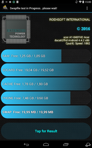 MemoryInfo & Swapfile Check - Image screenshot of android app