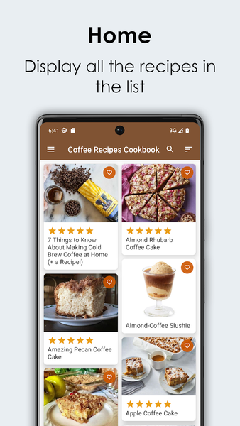 Coffee Recipes Cookbook - عکس برنامه موبایلی اندروید