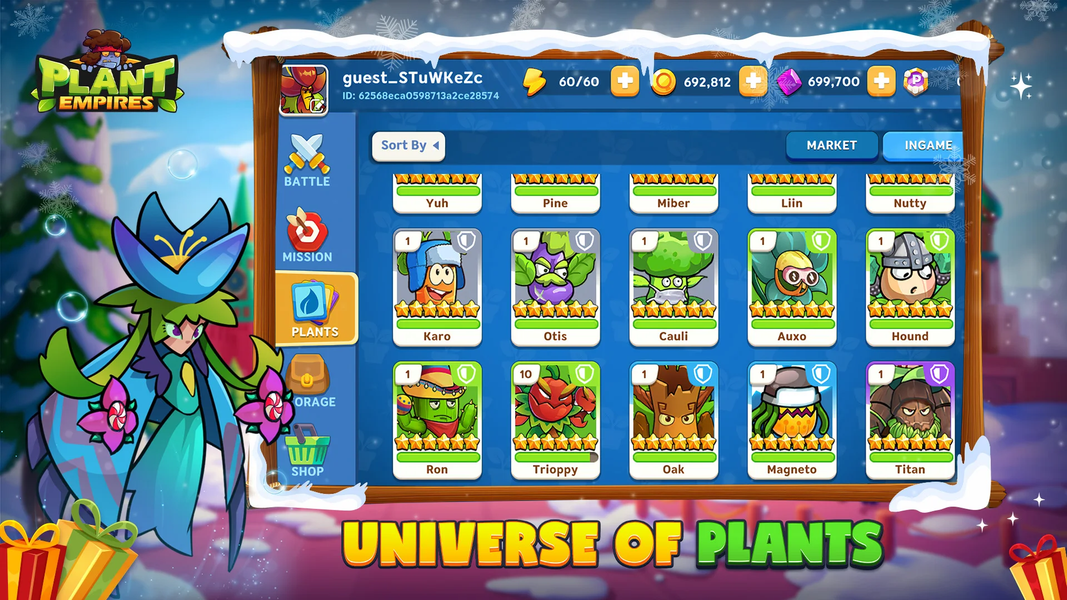 Plant Empires: Arena game - Gameplay image of android game