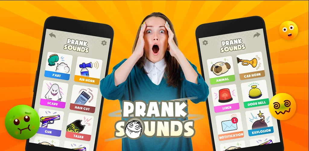 Prank sounds: haircut & fart - Gameplay image of android game