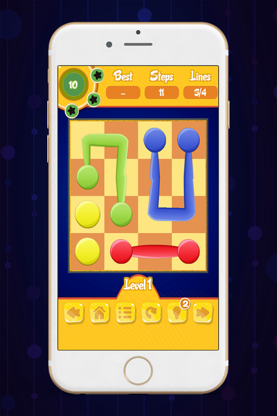 One Touch Drawing Link Dots - Gameplay image of android game