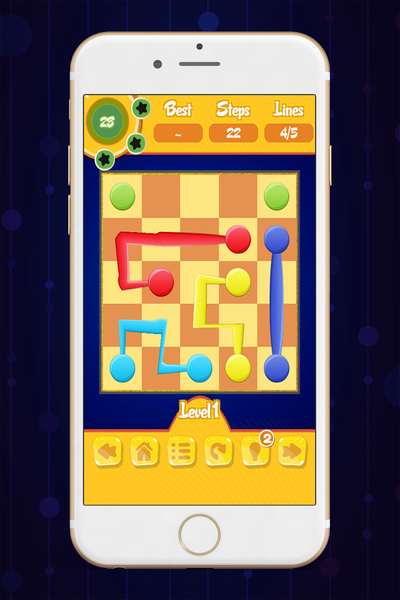 One Touch Drawing Link Dots - Gameplay image of android game