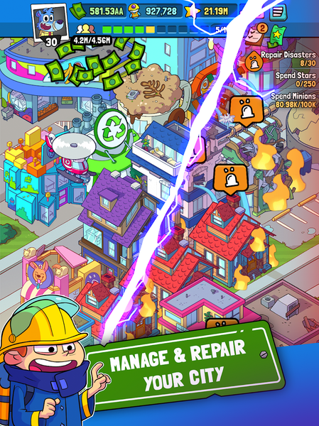 Disaster Town Tycoon - عکس برنامه موبایلی اندروید