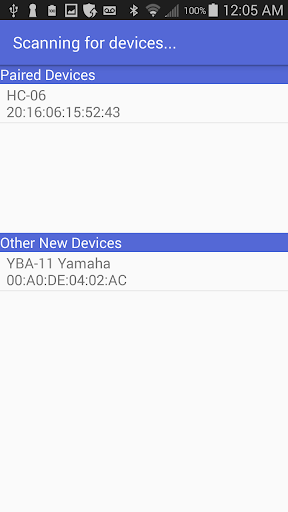 Bluetooth Serial  Remote - Image screenshot of android app