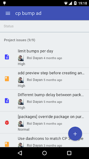 Redmine.js - Image screenshot of android app