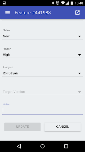 Redmine.js - عکس برنامه موبایلی اندروید