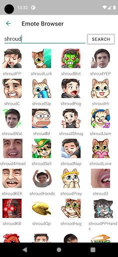 Twitch Emotes for WhatsApp - Image screenshot of android app