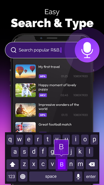 TV remote control for Roku - Image screenshot of android app
