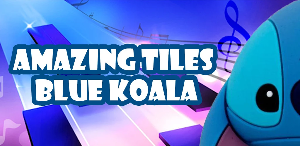 Amazing tiles blue koala - Gameplay image of android game