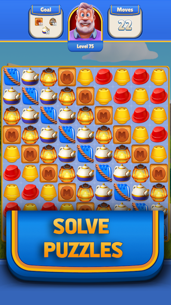 Mayor Match - Gameplay image of android game