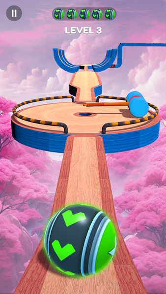 Super Rolling Ball Adventure - Gameplay image of android game