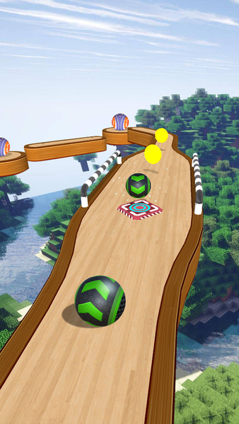 Rolling Ball Sky Escape - عکس بازی موبایلی اندروید