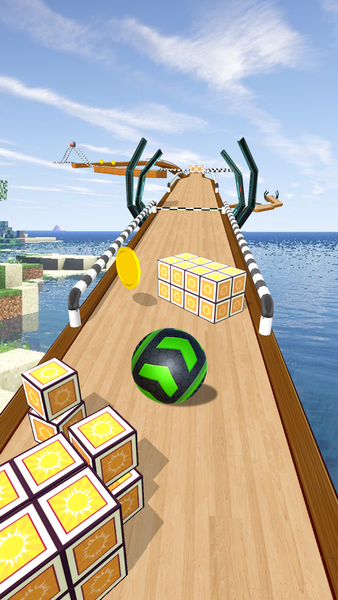 Rolling Ball Sky Escape - عکس بازی موبایلی اندروید