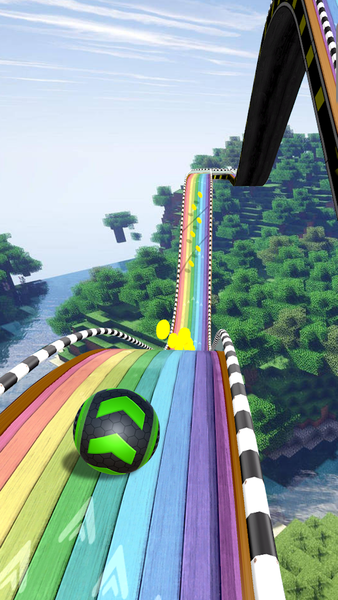 Rolling Ball Sky Escape - عکس بازی موبایلی اندروید