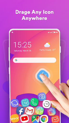 Rolling Icon - 3D Live Wallpaper - Image screenshot of android app