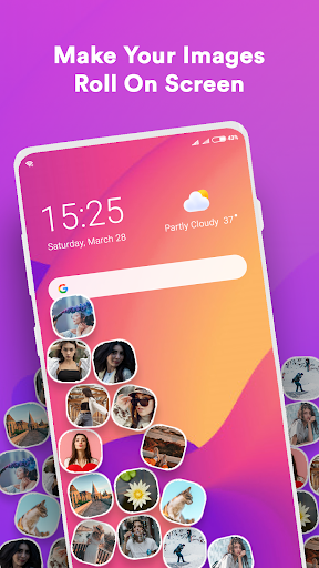 Rolling Icon - 3D Live Wallpaper - Image screenshot of android app