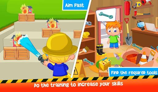 Firefighters Fire Rescue Games - Gameplay image of android game