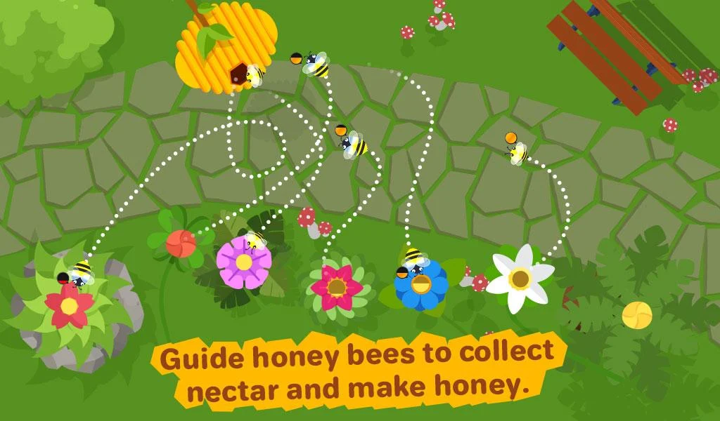 Bee Life – Honey Bee Adventure - Gameplay image of android game