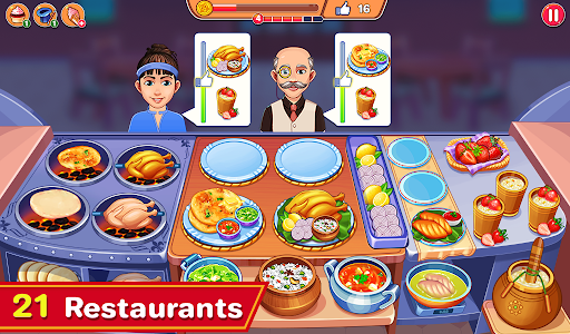 Indian Cooking Madness Games - Gameplay image of android game