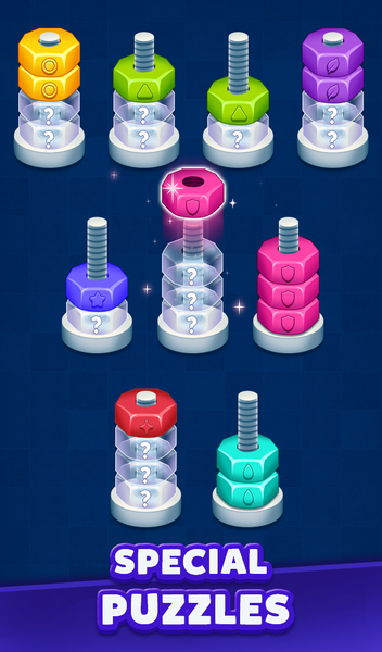 Nuts & Bolts ۳D: Screw Puzzle - عکس بازی موبایلی اندروید