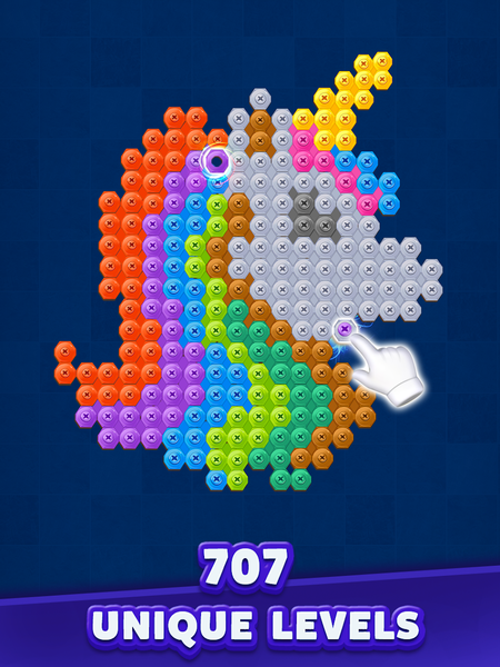 Nuts & Bolts ۳D: Screw Puzzle - عکس بازی موبایلی اندروید