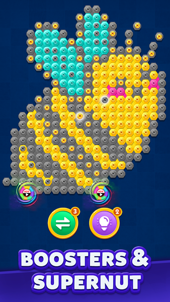 Nuts & Bolts ۳D: Screw Puzzle - عکس بازی موبایلی اندروید