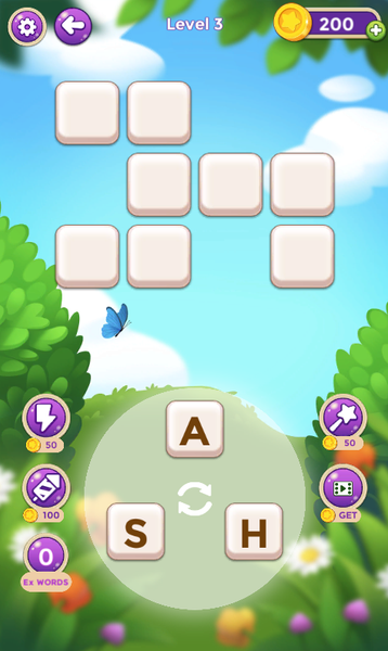 Word Cross - Crossword Puzzle - Gameplay image of android game