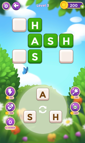 Word Cross - Crossword Puzzle - Gameplay image of android game