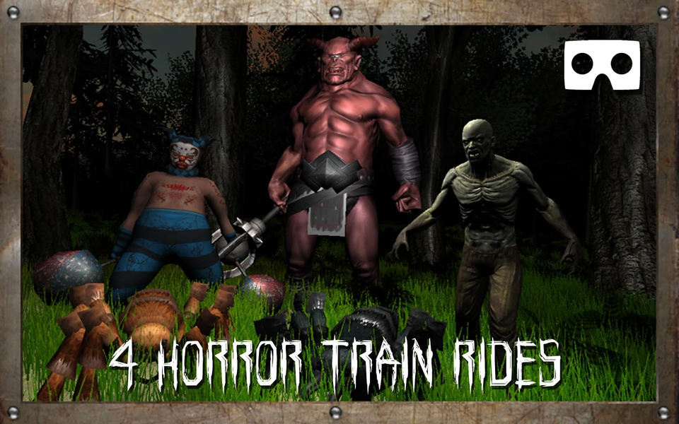 VR Horror Train Rides Pack (Go - عکس بازی موبایلی اندروید