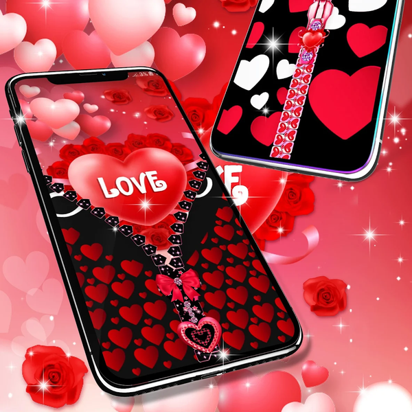 Romantic lock screen - Image screenshot of android app