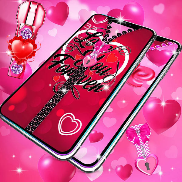 Romantic lock screen - Image screenshot of android app