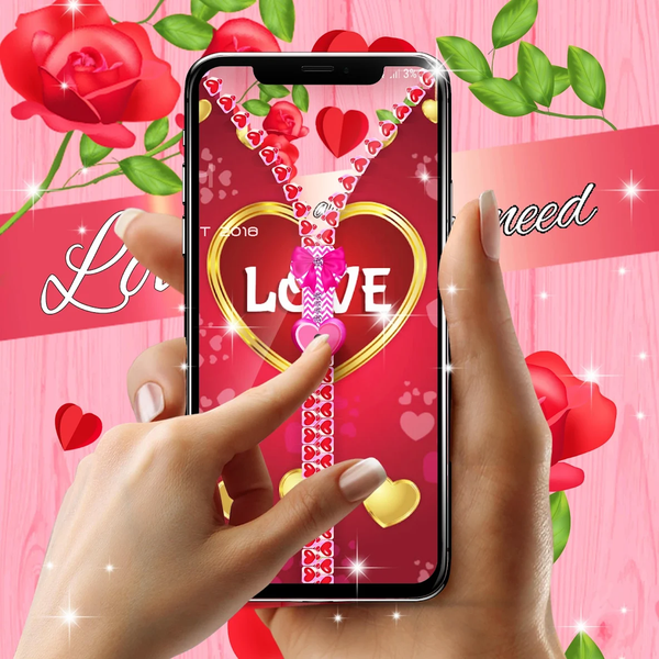 Romantic lock screen - عکس برنامه موبایلی اندروید
