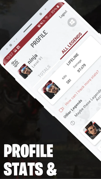Stats & Tools for APEX Legends - عکس برنامه موبایلی اندروید